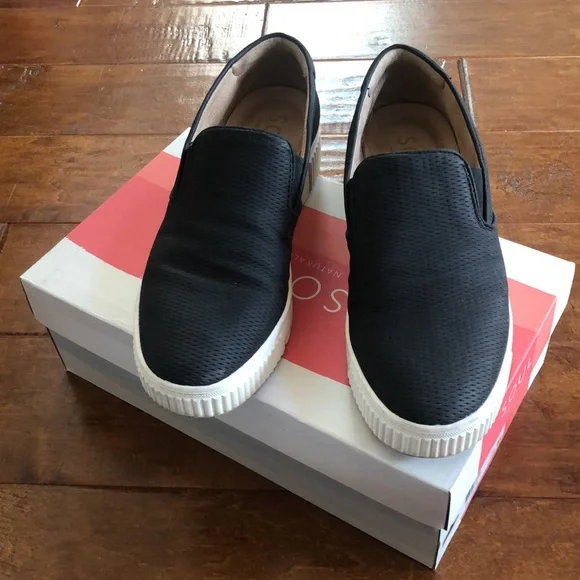 Naturalizer Soul TIA Black 7 1/2 7.5 Shoes Slip On Platform Sneakers - Picture 9 of 16